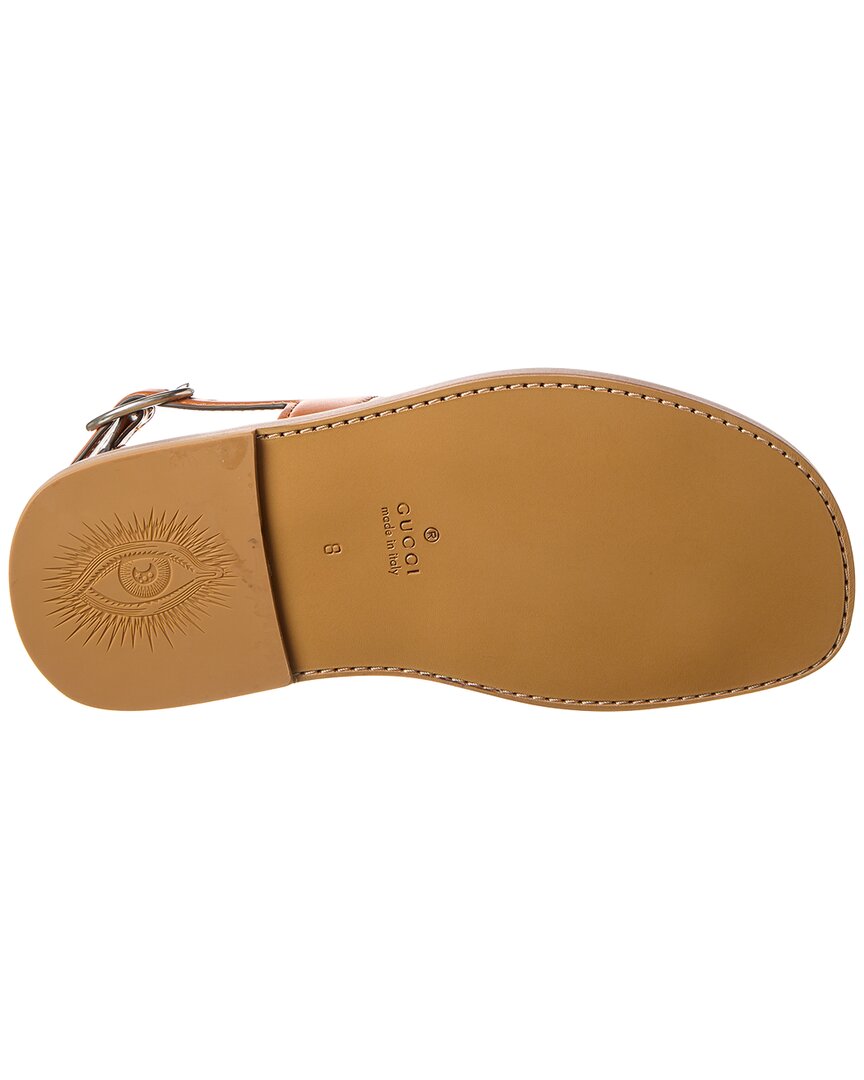 Gucci Interlocking G Leather Sandal