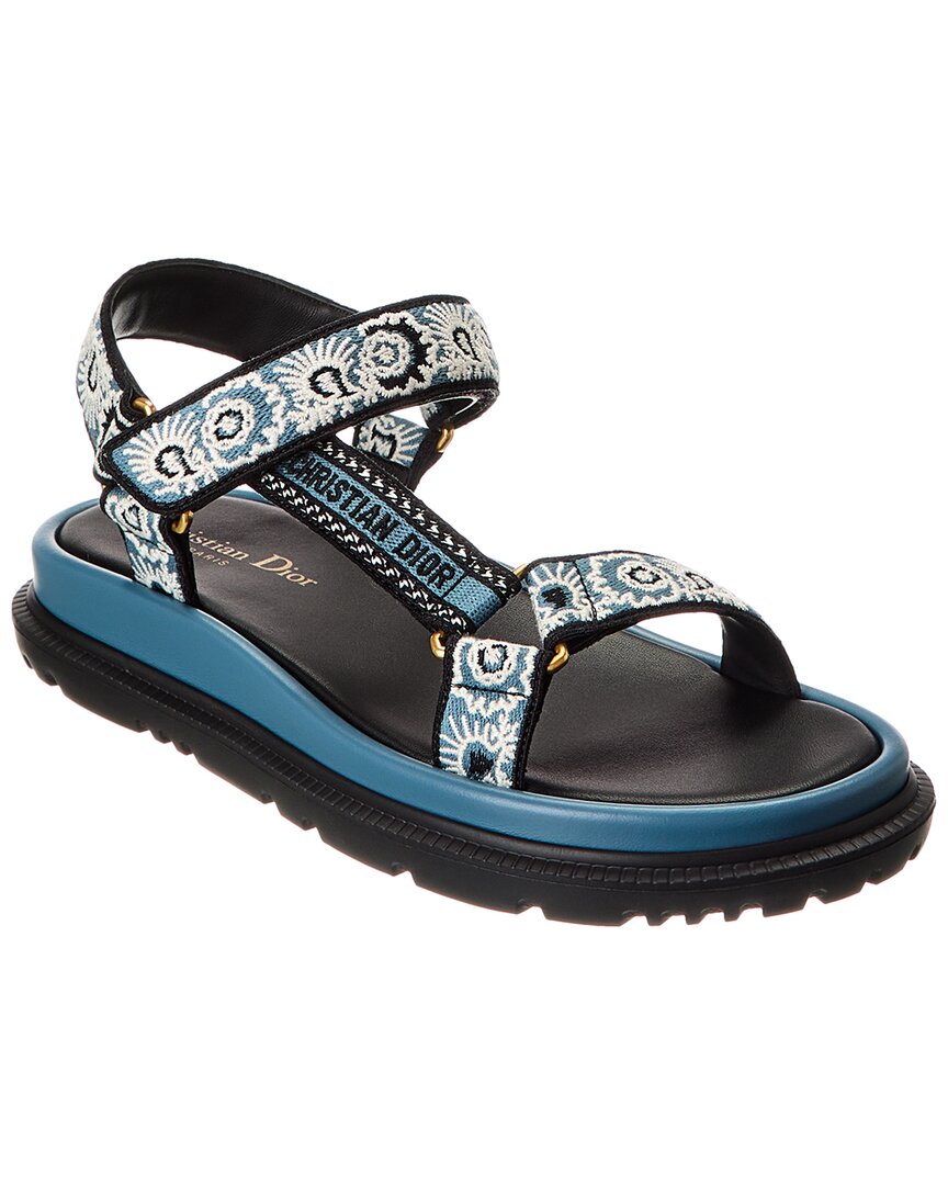 Dior D-Wave Canvas Sandal