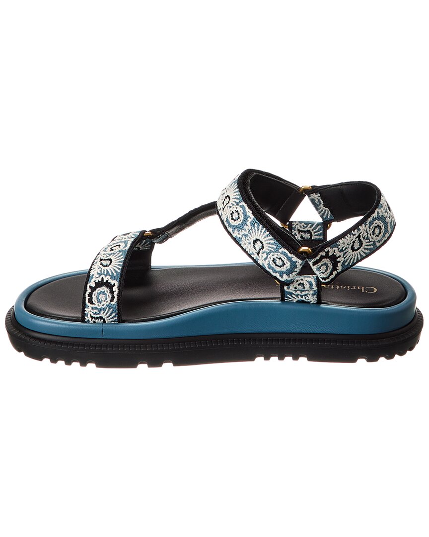 Dior D-Wave Canvas Sandal