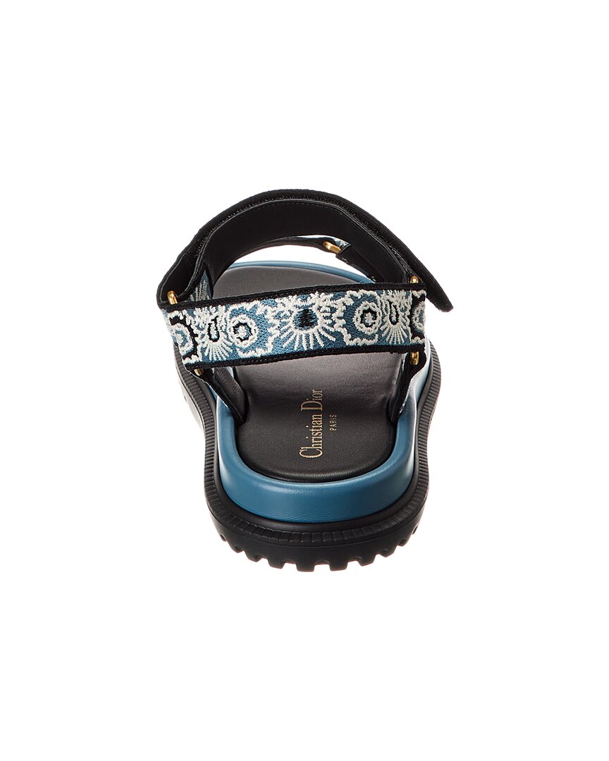 Dior D-Wave Canvas Sandal