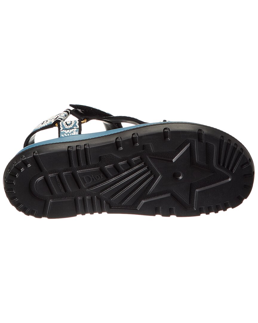 Dior D-Wave Canvas Sandal