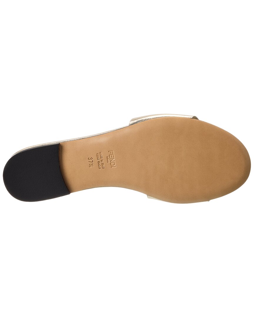 Fendi Baguette Leather Sandal