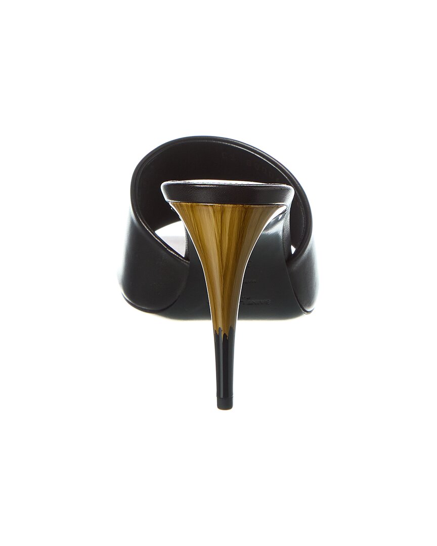 Saint Laurent Lodge 90 Leather Mule