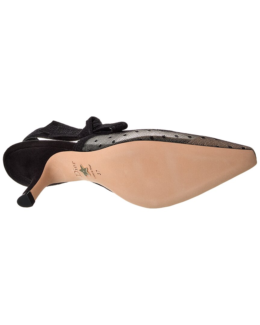 Dior J'adior Mesh & Suede Slingback Pump