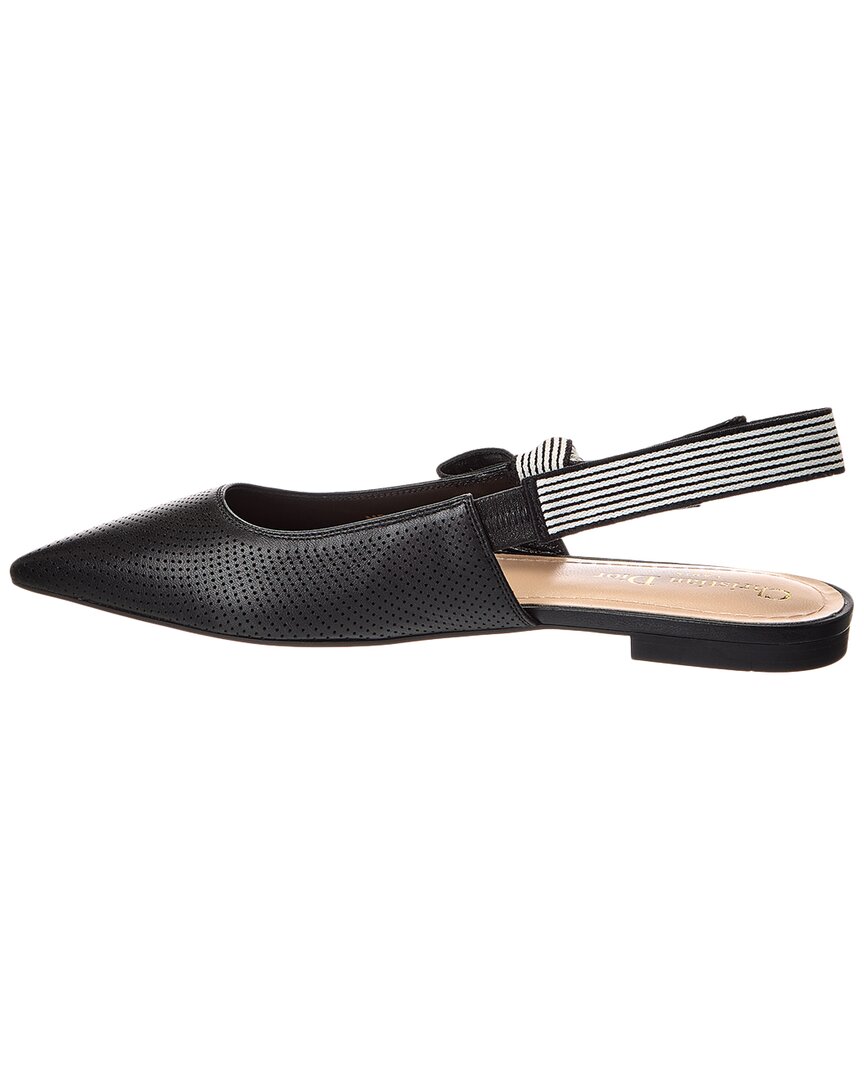 Dior Toujours Leather Slingback Flat