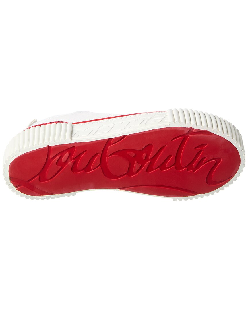 Christian Louboutin Super Pedro Canvas Platform Sneaker