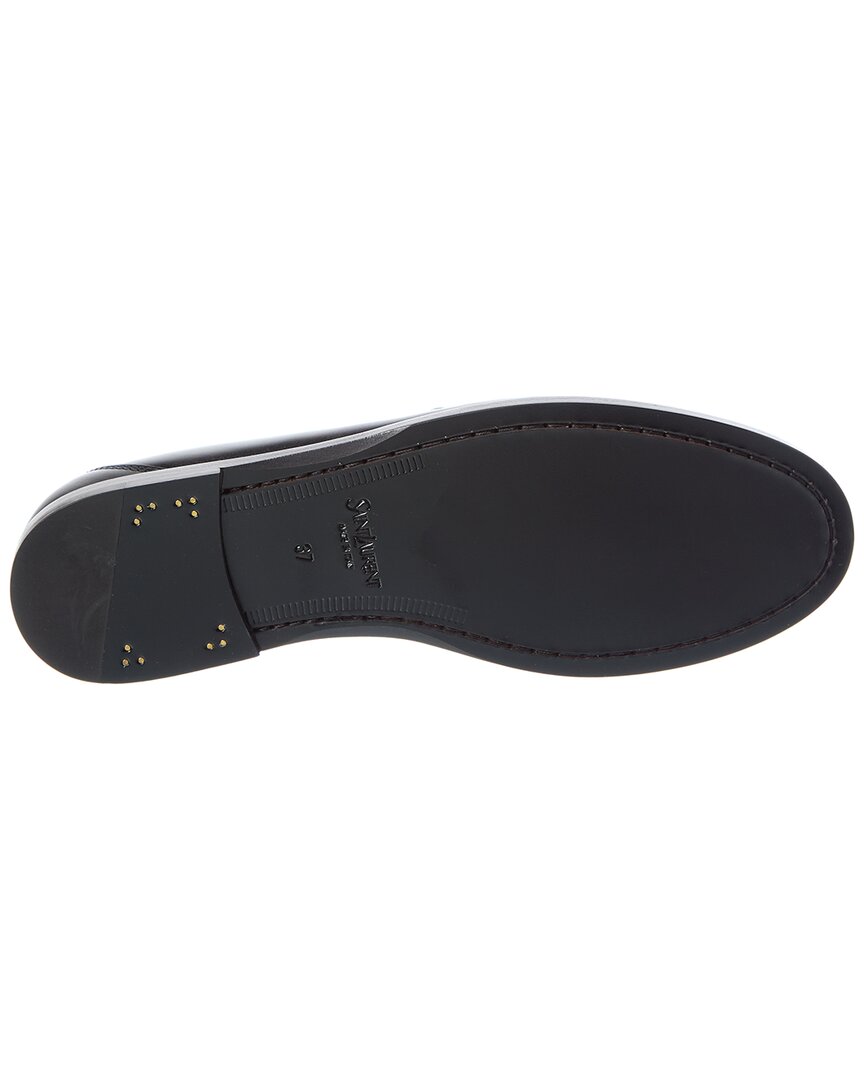 Saint Laurent Cassandre Leather Loafer