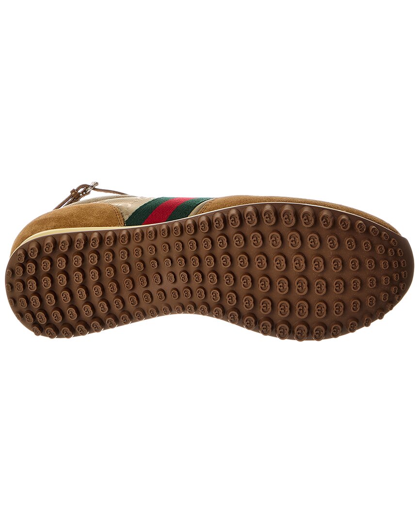 Gucci Re-Motion Gg Nylon & Suede Sneaker