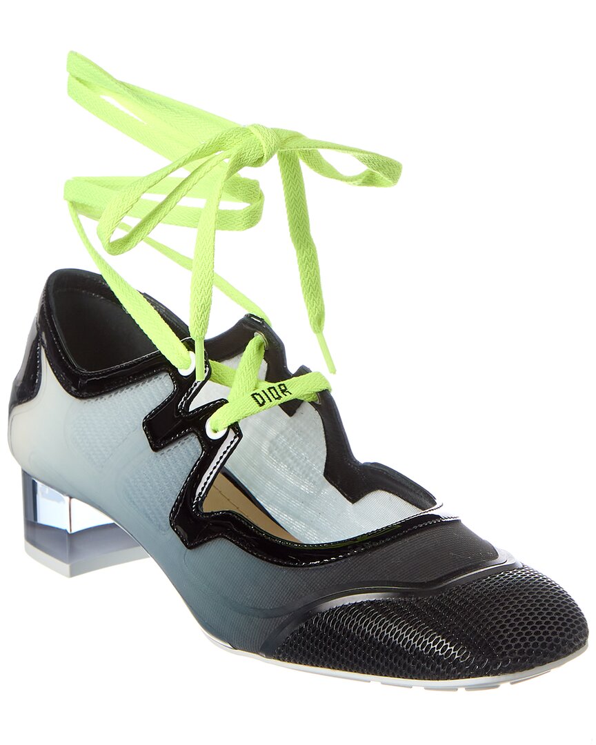 Dior D-Mension Vinyl & Patent Pump