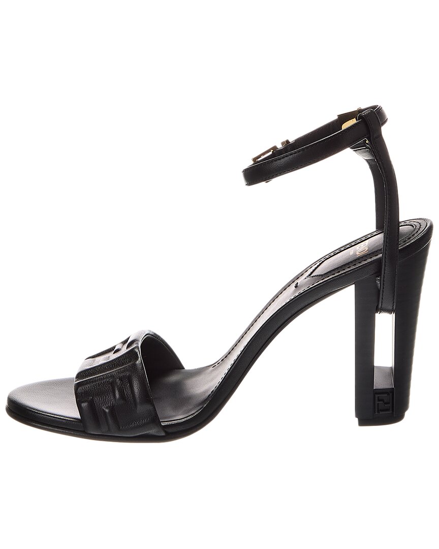 Fendi Delfina Leather Sandal