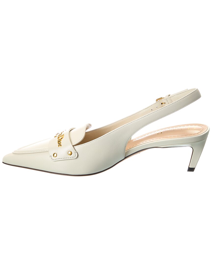 Dior Boy Leather Slingback Pump