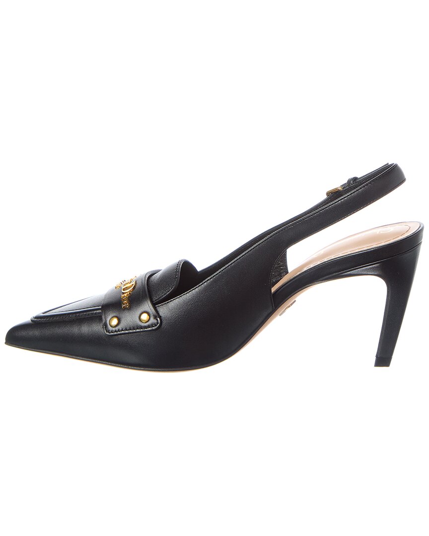 Dior Boy Leather Slingback Pump