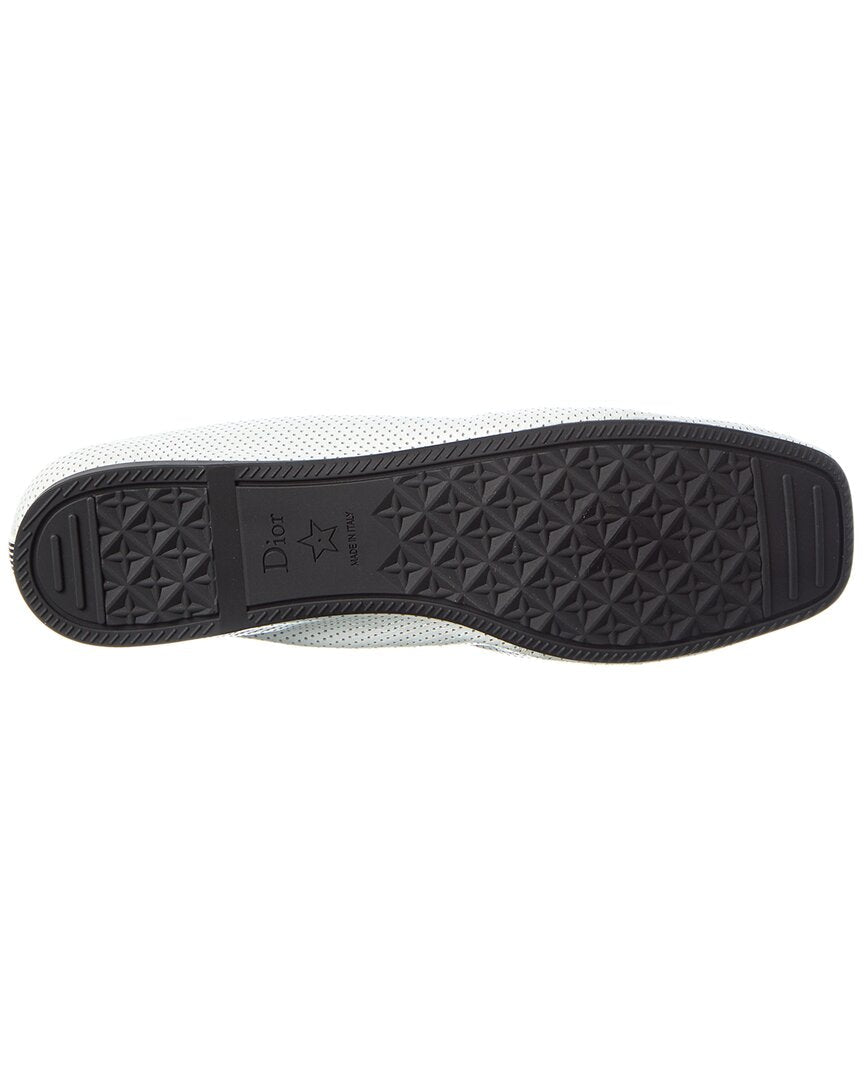 Dior D-Journey Leather Ballerina Flat