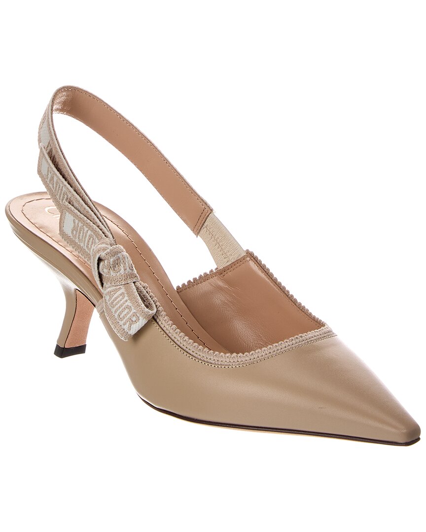 Dior J'adior Leather Slingback Pump