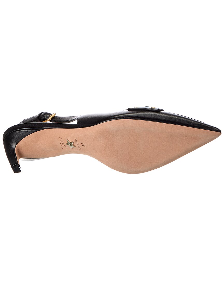 Dior Boy Leather Slingback Pump
