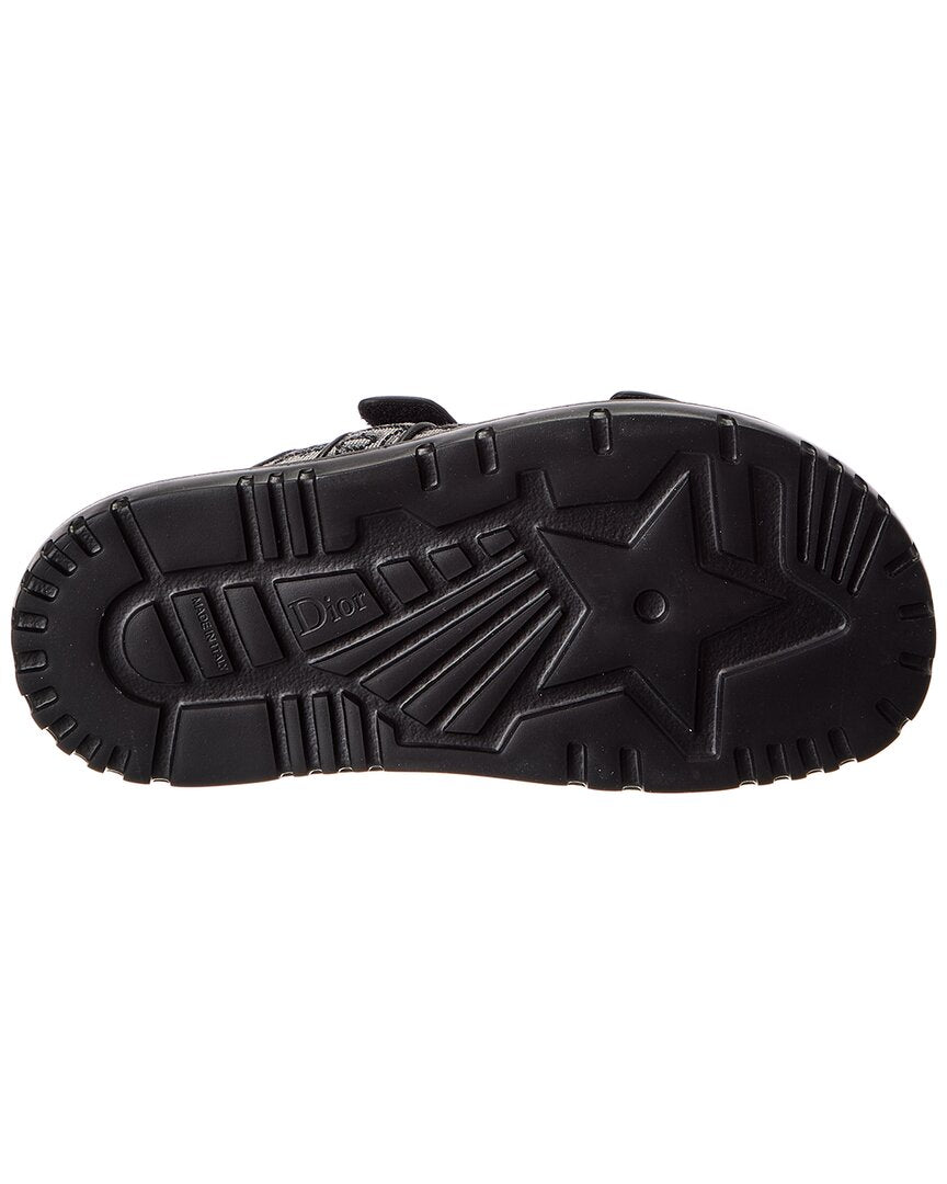 Dior Dioract Oblique Canvas & Leather Sandal