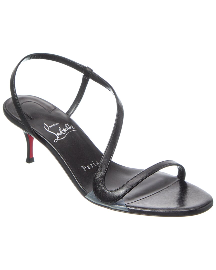 Christian Louboutin Rosalie 55 Leather Slingback Sandal