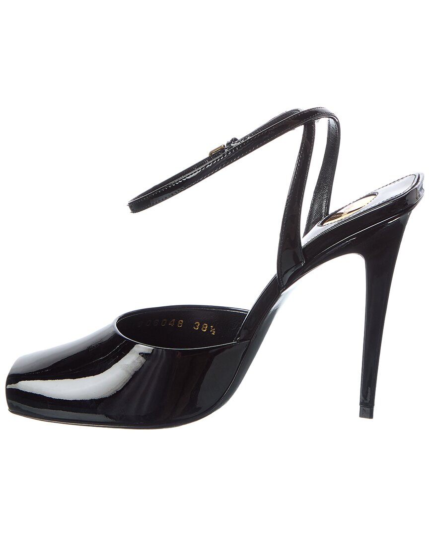 Saint Laurent La Scandale 110 Patent Sandal