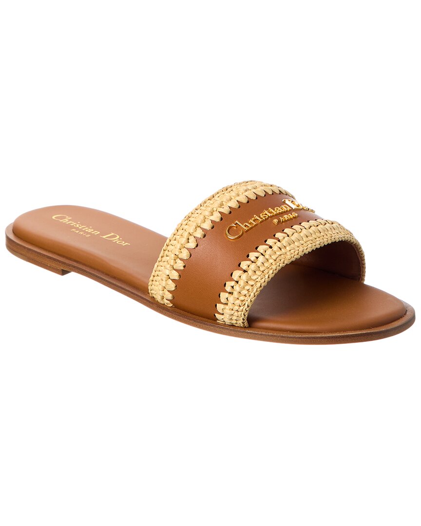 Dior D-Lane Leather Sandal