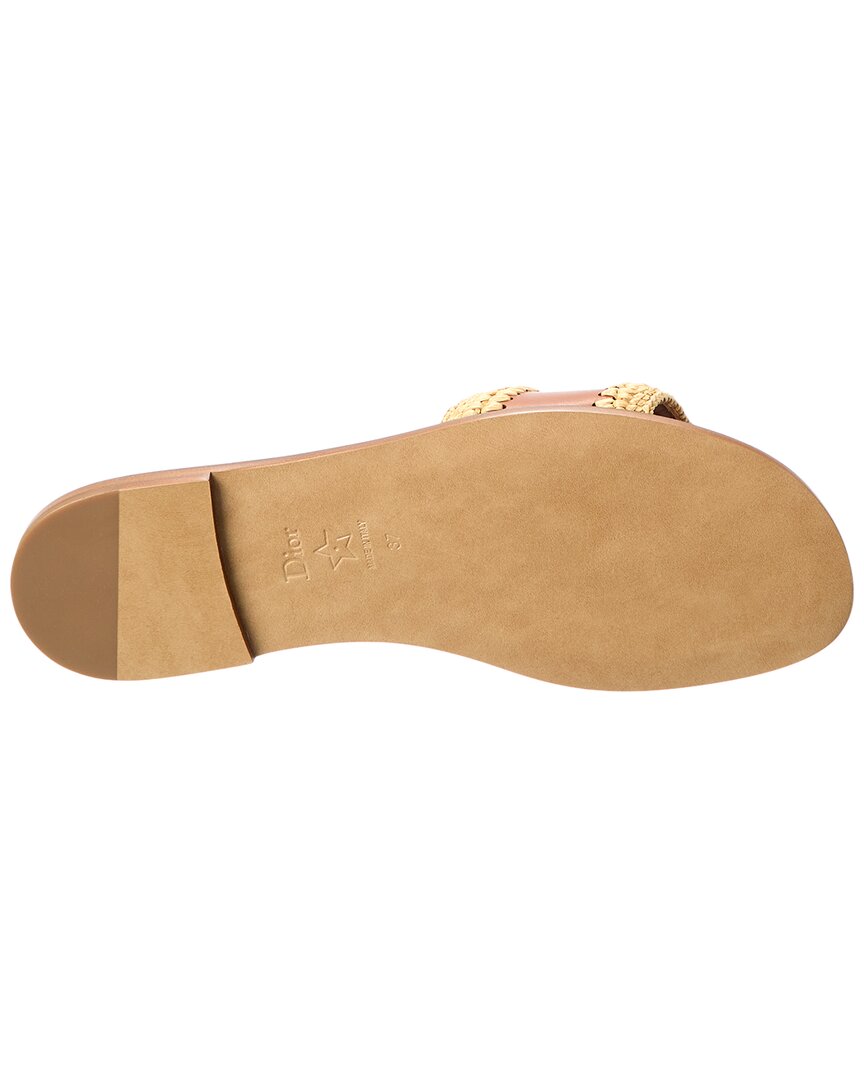 Dior D-Lane Leather Sandal