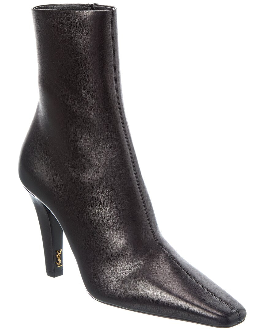 Saint Laurent Jill 95 Leather Bootie