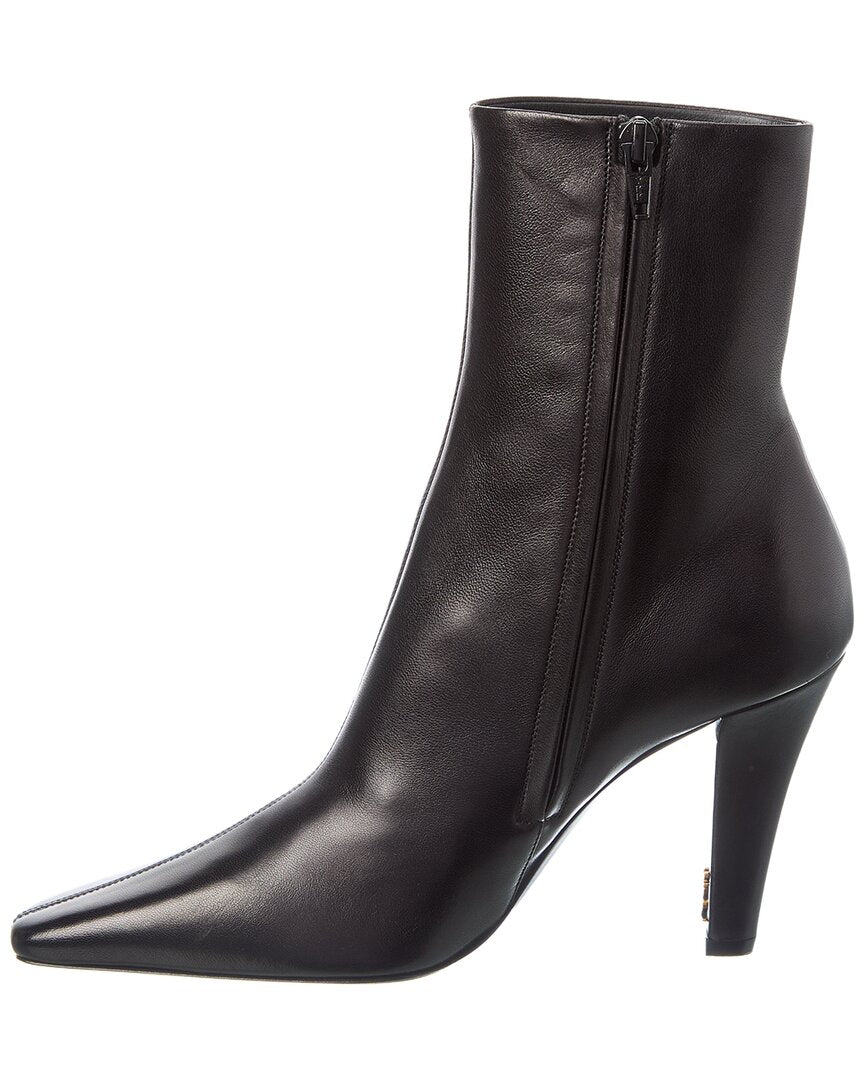 Saint Laurent Jill 95 Leather Bootie