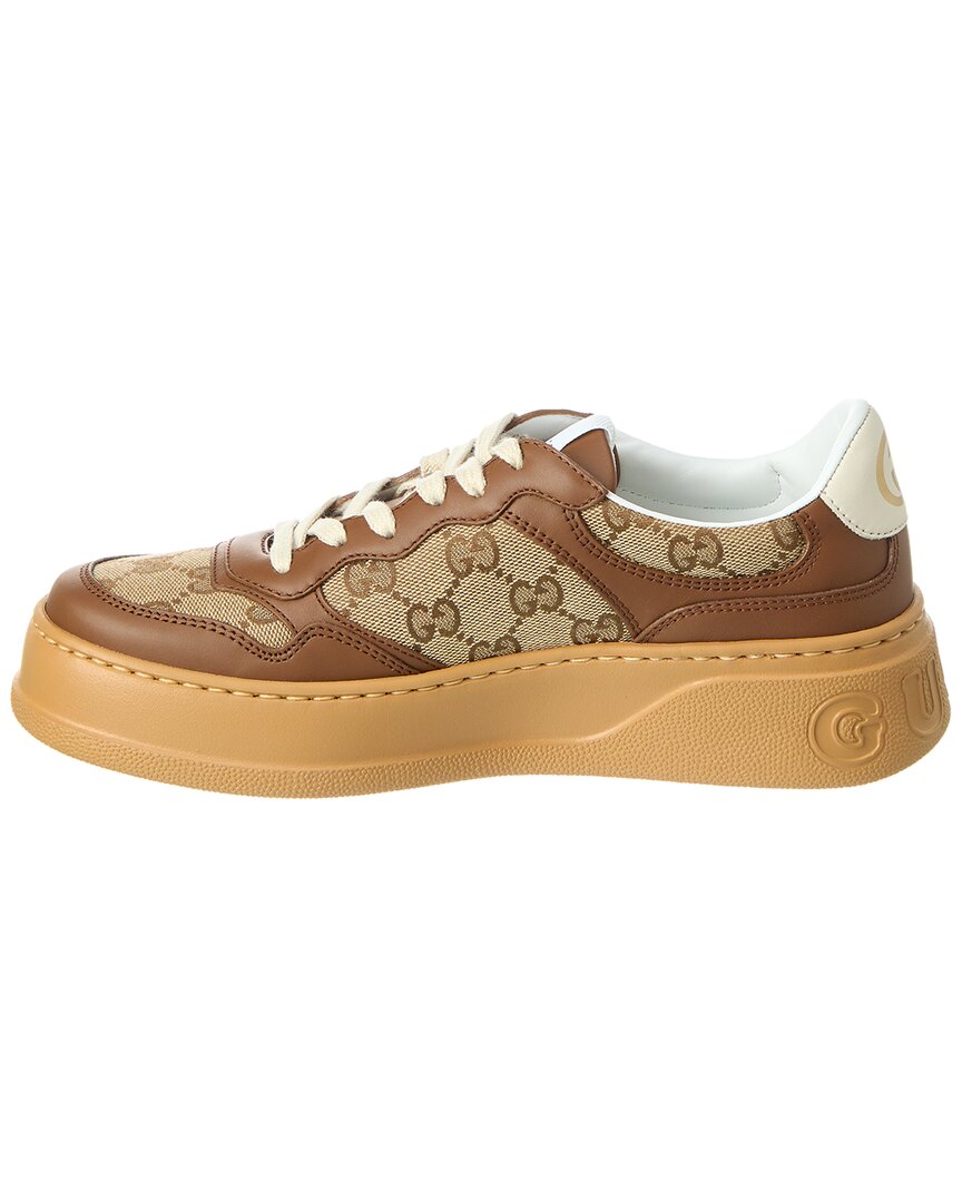 Gucci Gg Canvas & Leather Sneaker