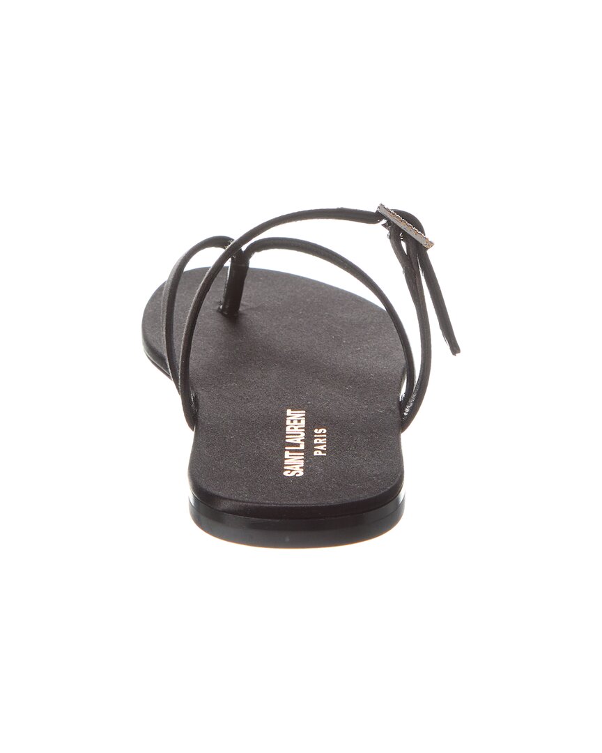 Saint Laurent Laszio Satin Sandal