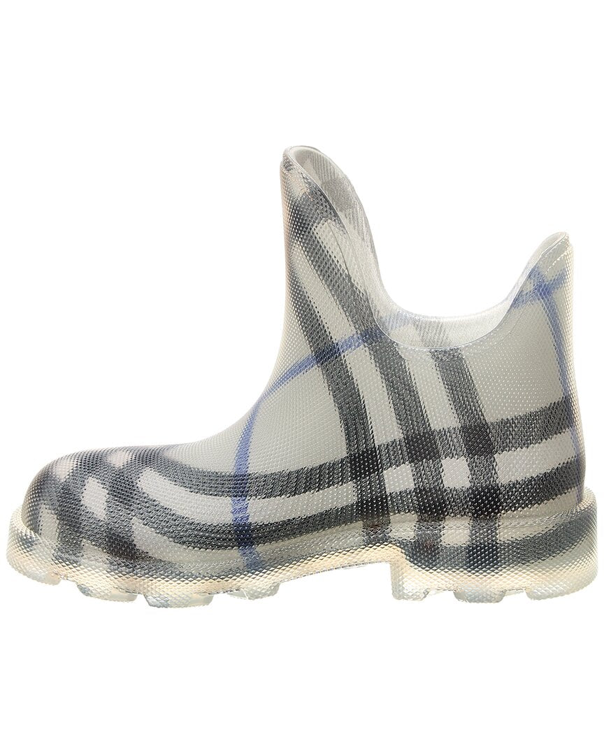 Burberry Marsh   Check Rubber Rain Boot