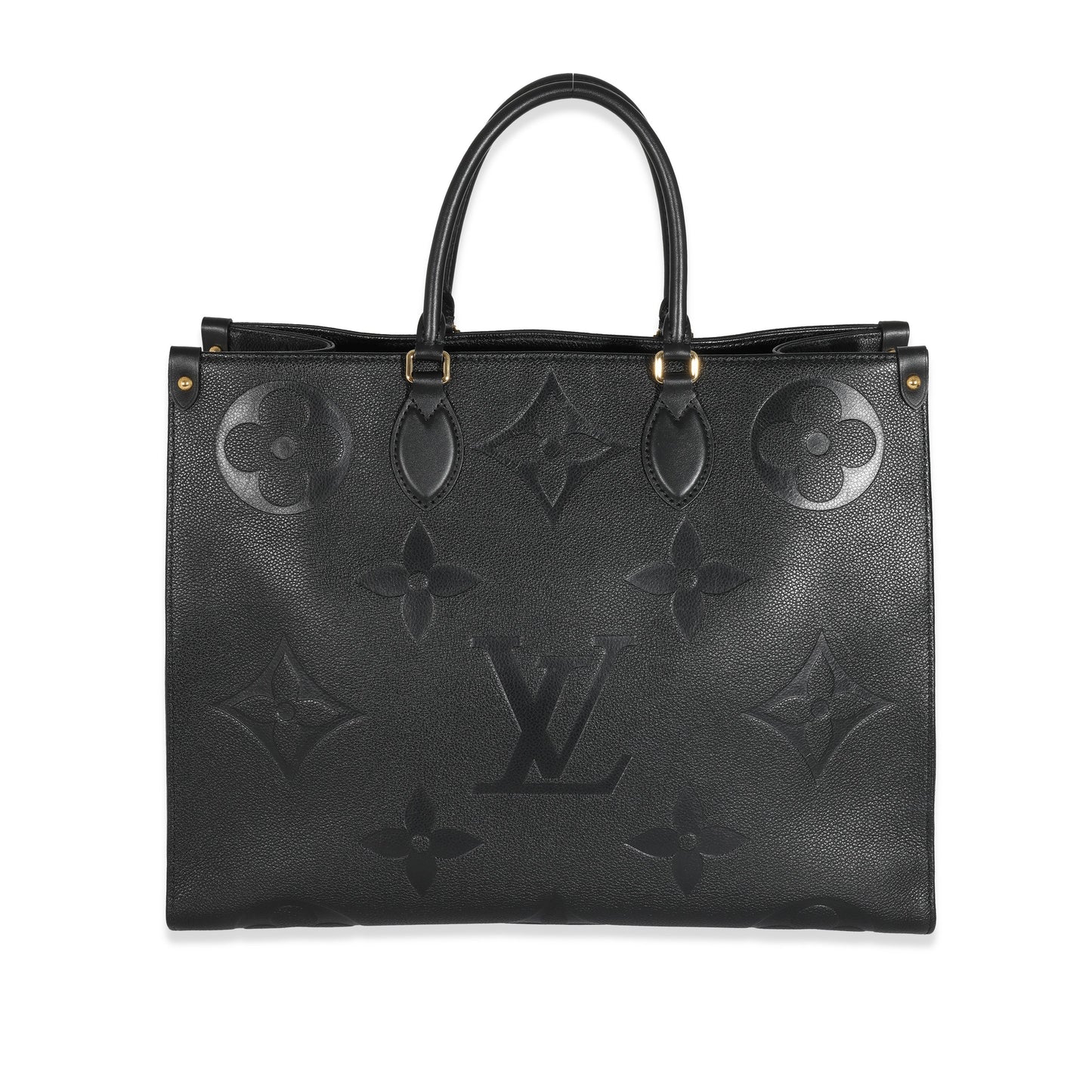 Louis Vuitton  Black Empreinte Monogram Giant OnTheGo GM