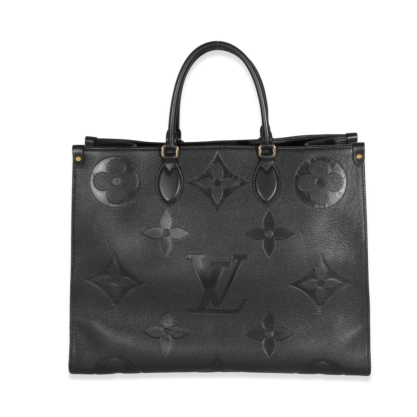 Louis Vuitton  Black Empreinte Monogram Giant OnTheGo GM