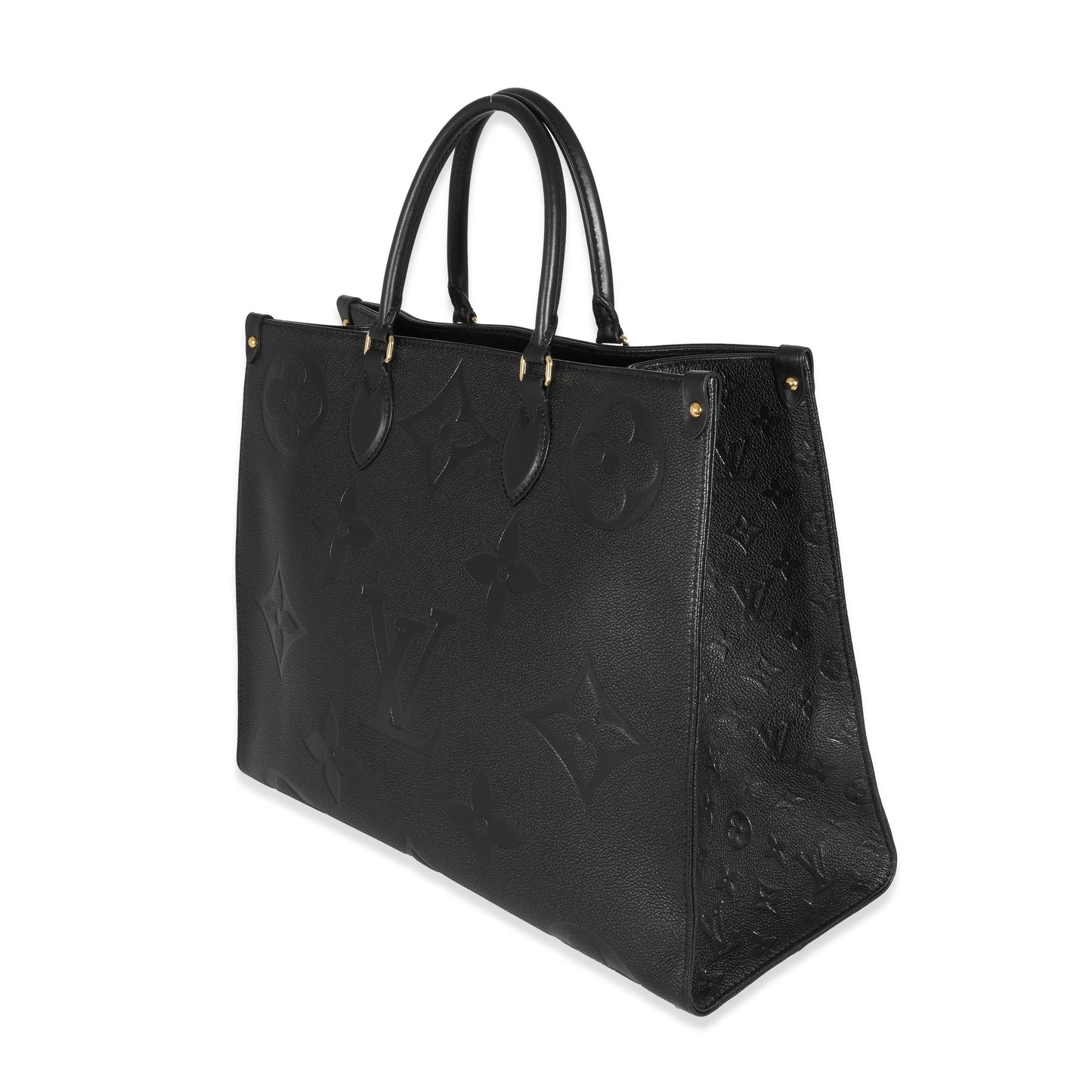 Louis Vuitton  Black Empreinte Monogram Giant OnTheGo GM