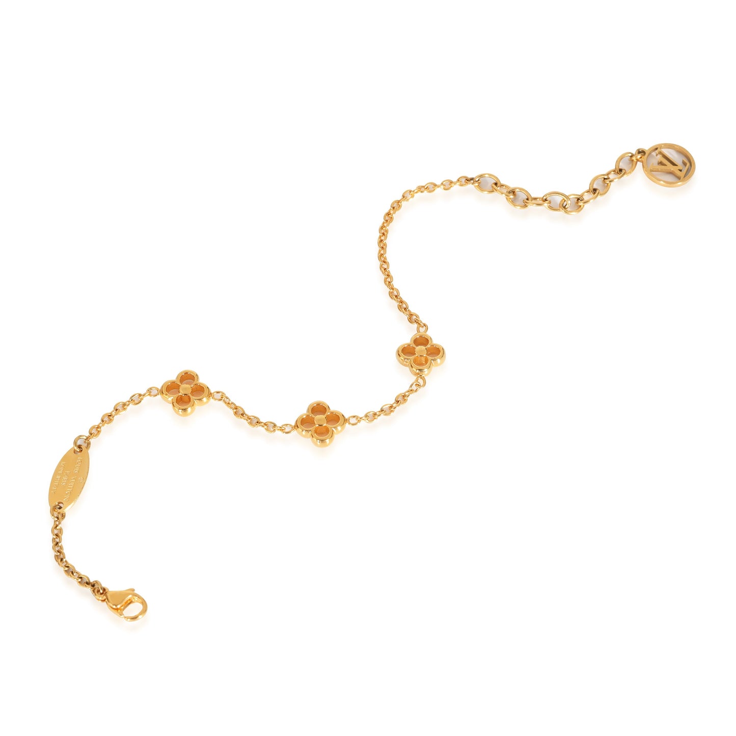 Louis Vuitton  Flower Station Gold Tone Bracelet