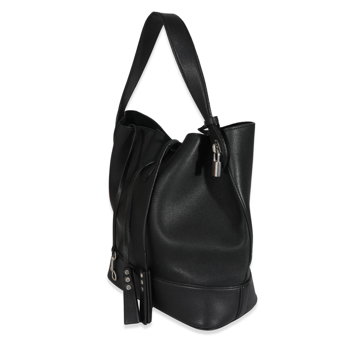 Louis Vuitton  Black Leather NN14 Cuir Nuance GM