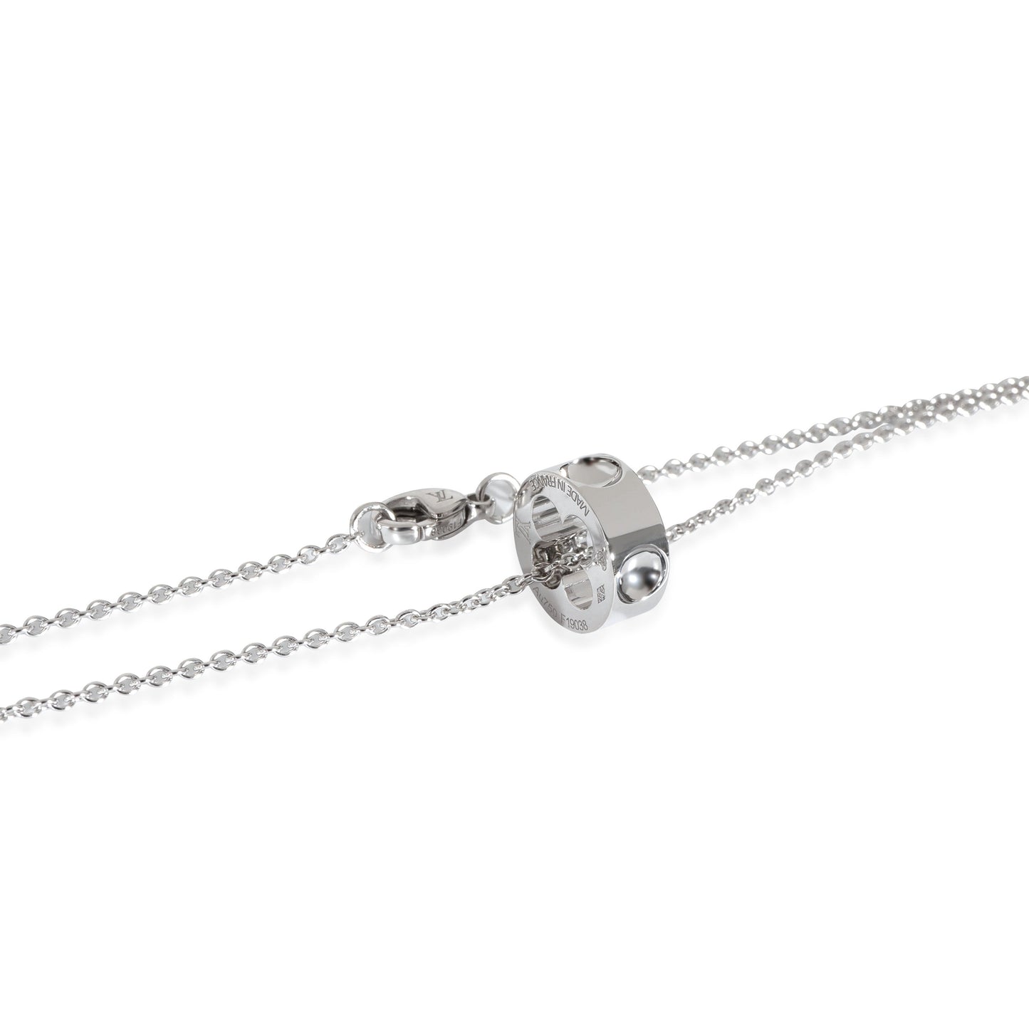 Louis Vuitton  Idylle Blossom Necklace in 18k White Gold