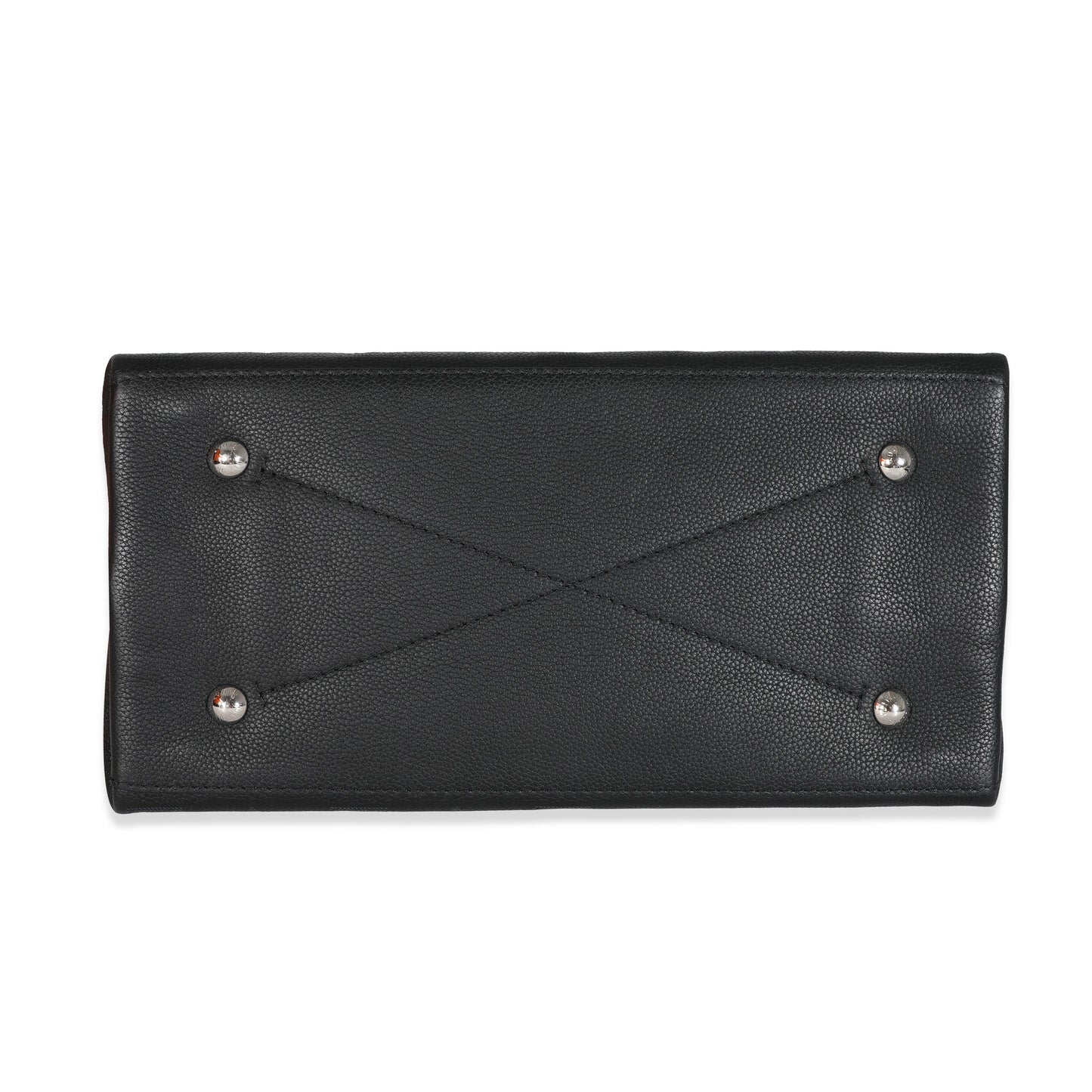 Louis Vuitton  Black Mahina Carmel Hobo