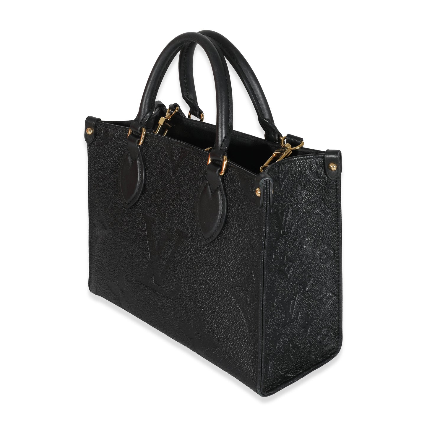 Louis Vuitton  Black Empreinte Monogram Giant Onthego PM