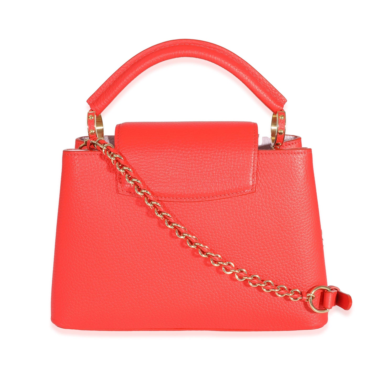 Louis Vuitton  Tonic Orange Taurillon Capucines BB