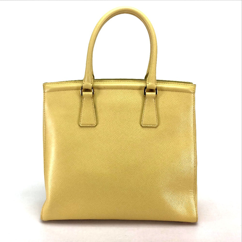 PRADA Handbag B2411M Safiano leather yellow Shoulder Bag Women