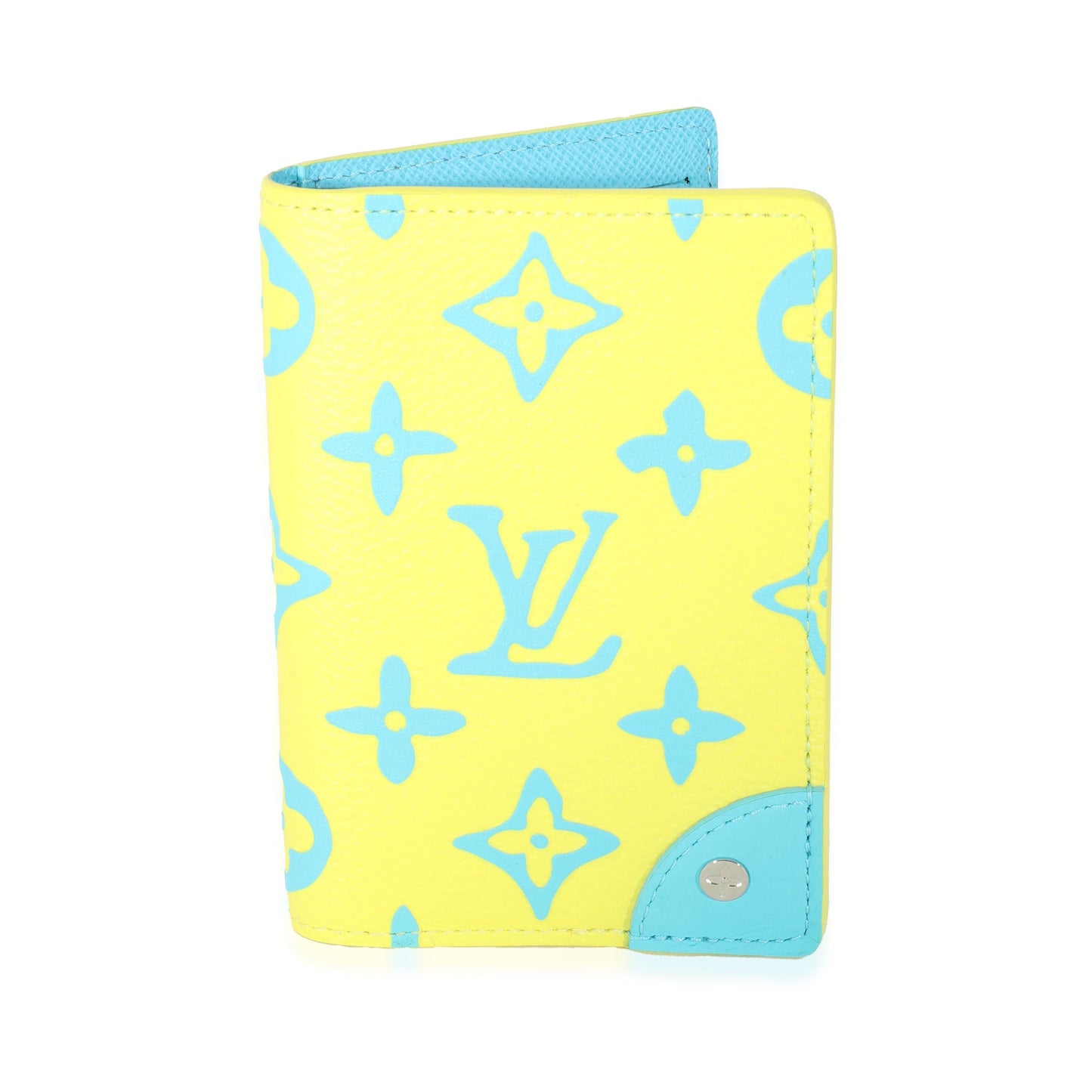 Louis Vuitton  Lime Monogram Playground Canvas Pocket Organizer