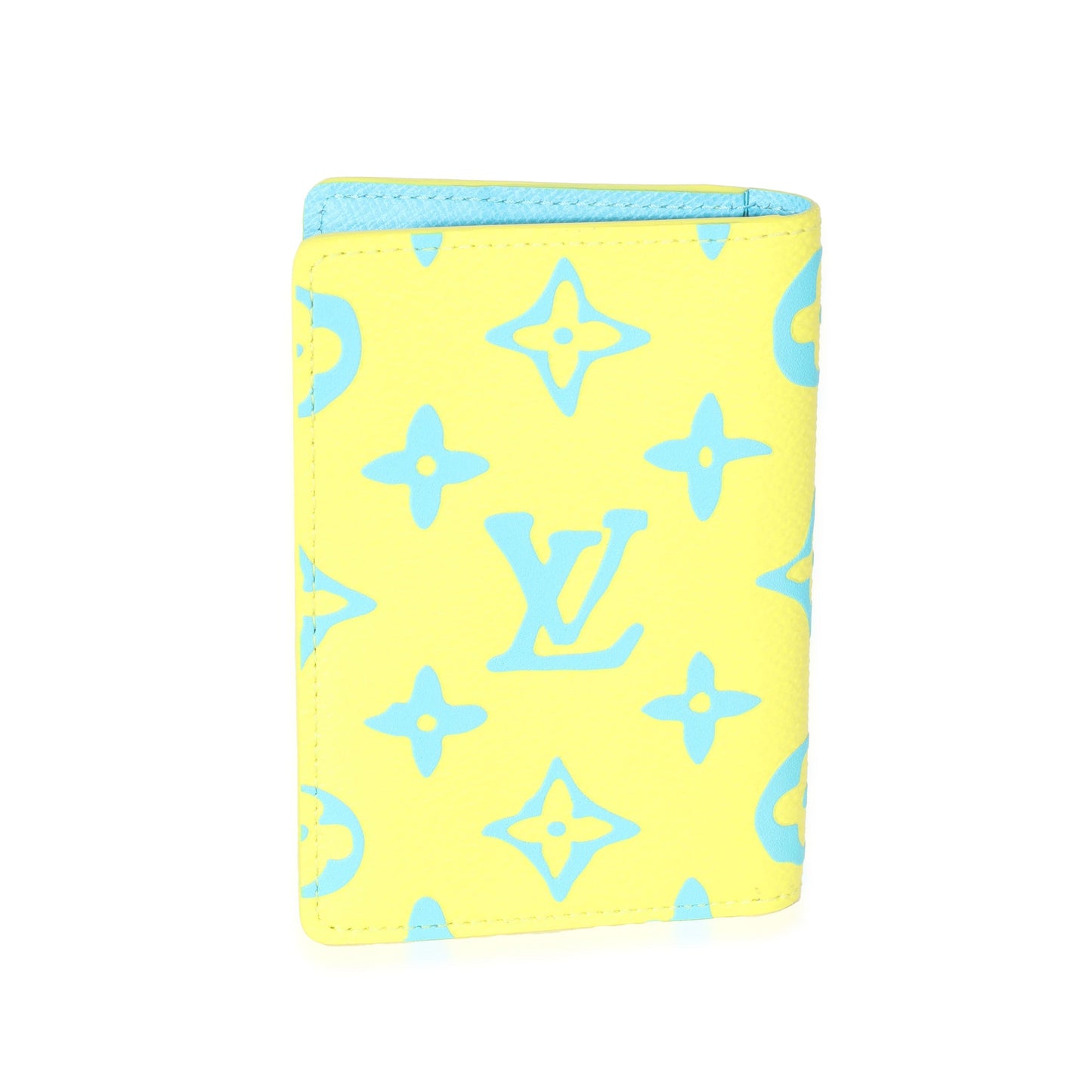 Louis Vuitton  Lime Monogram Playground Canvas Pocket Organizer