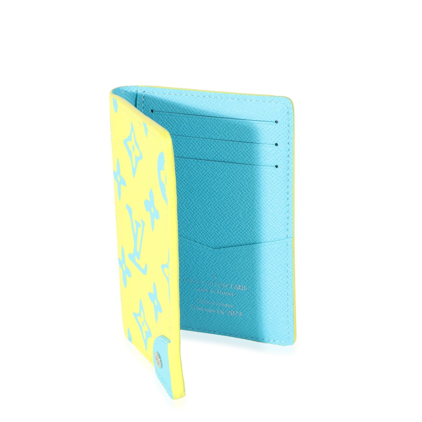 Louis Vuitton  Lime Monogram Playground Canvas Pocket Organizer