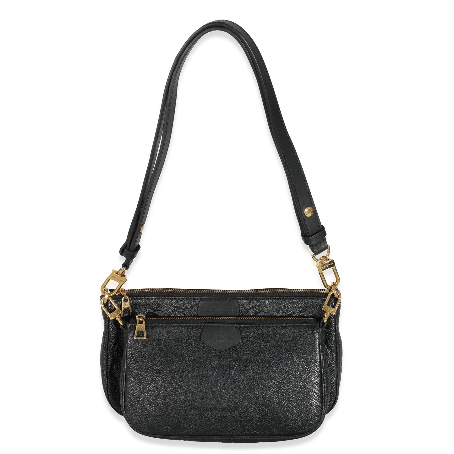 Louis Vuitton  Black Monogram Empreinte Multi Pochette Accessoires