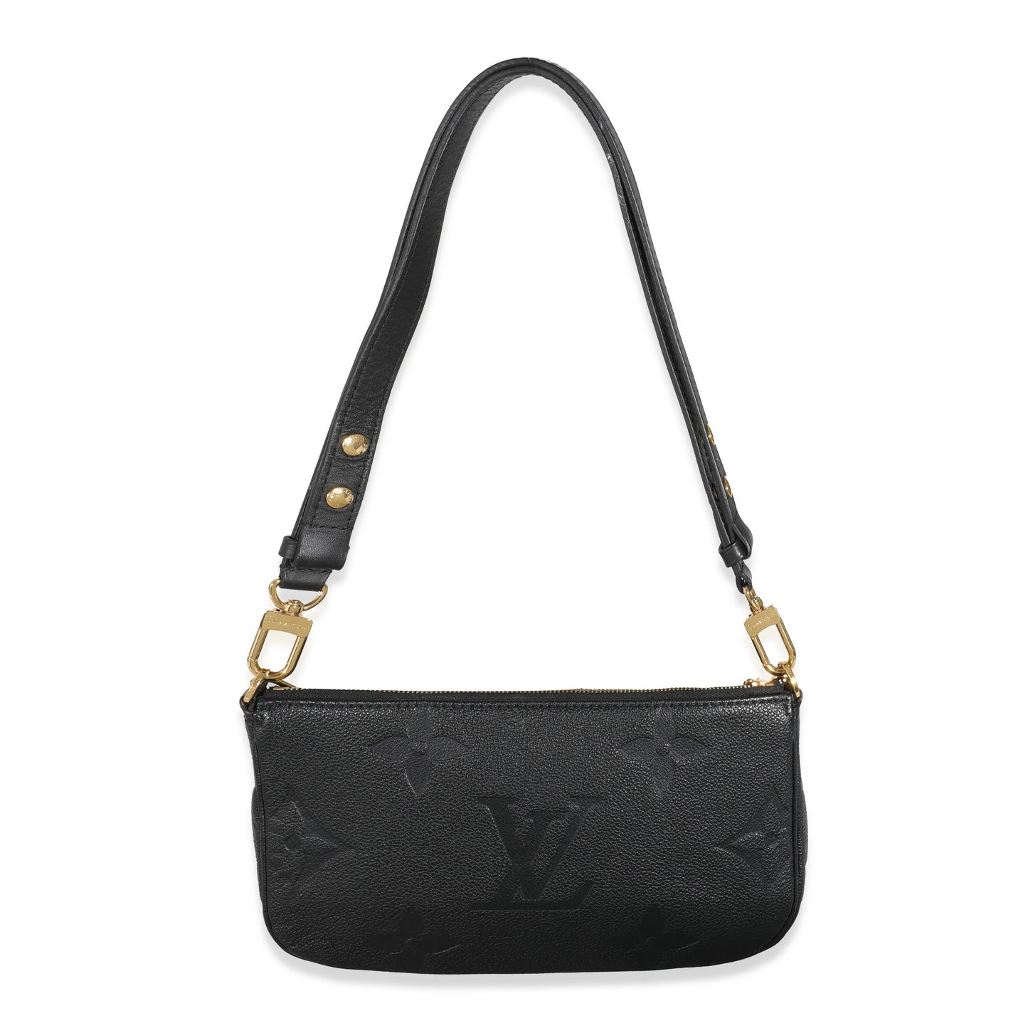 Louis Vuitton  Black Monogram Empreinte Multi Pochette Accessoires