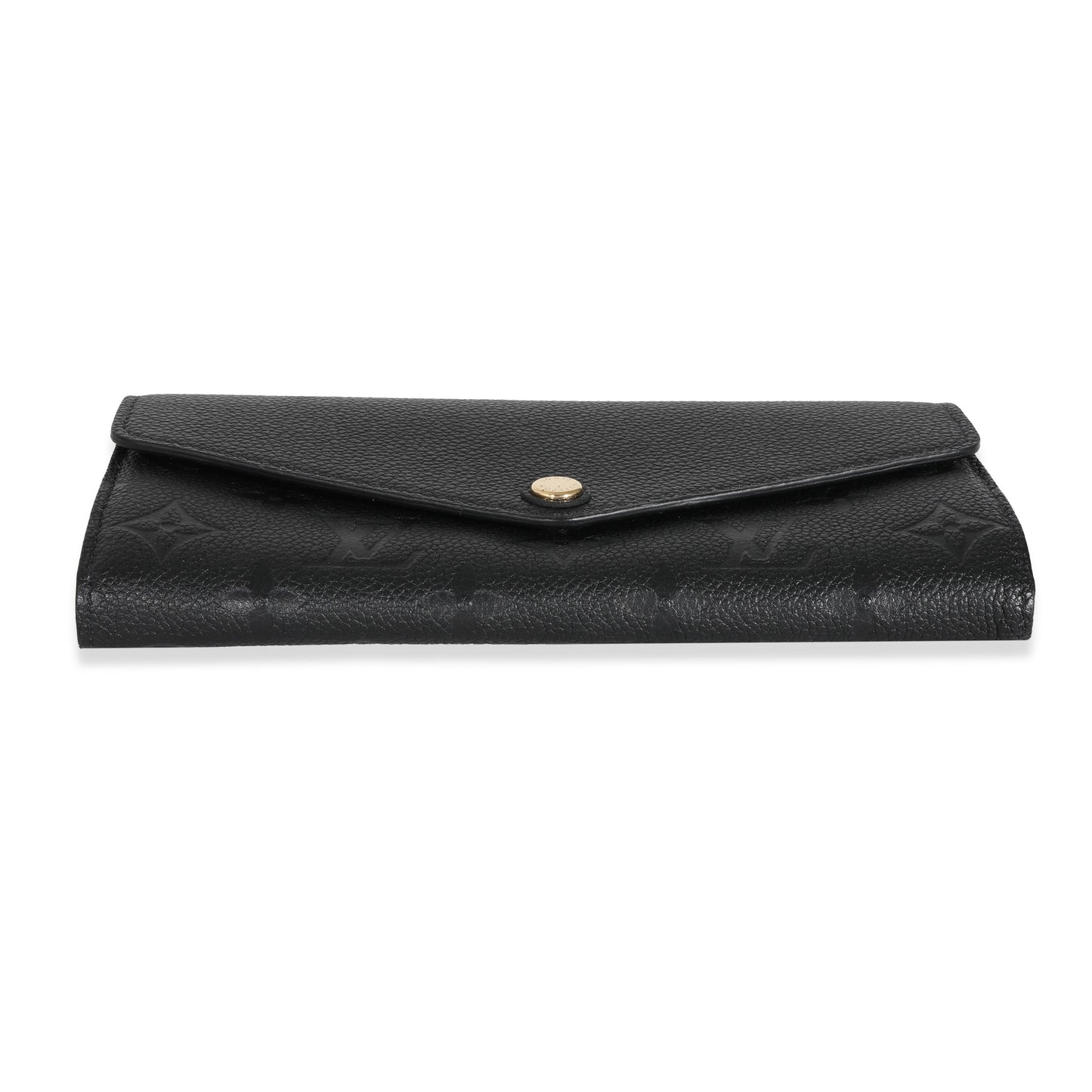Louis Vuitton  Black Empreinte Sarah Wallet