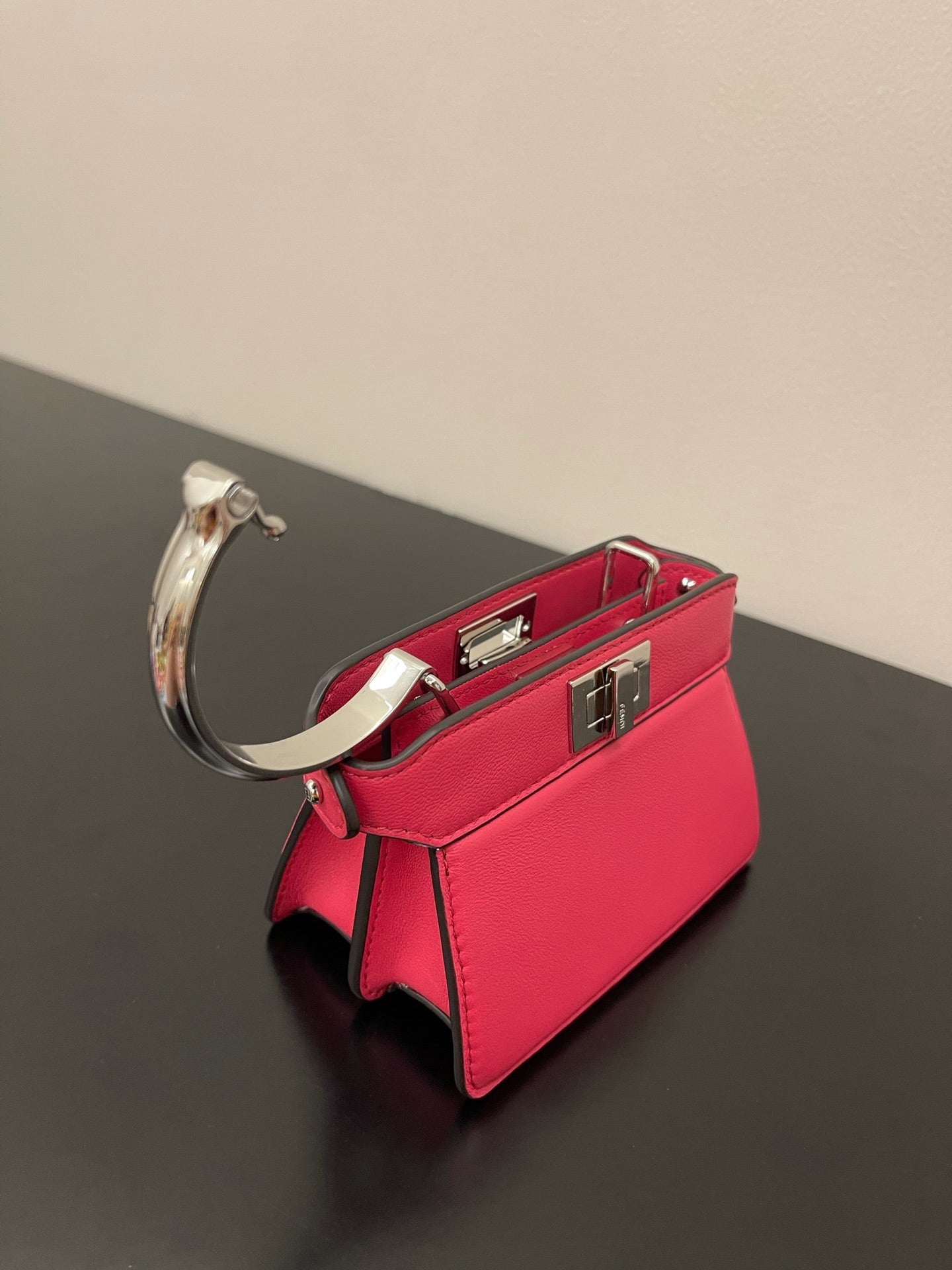 Top QualityTop Quality Peekaboo ISeeU Petite Pink Micro Bag For Woman 11cm/4.5in