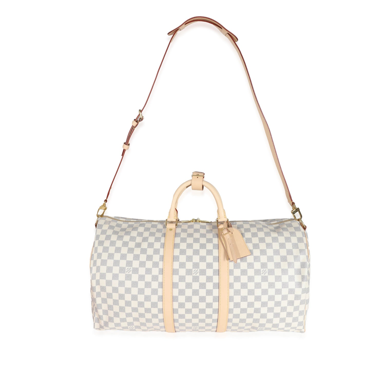 Louis Vuitton  Damier Azur Canvas Keepall Bandoulière 55