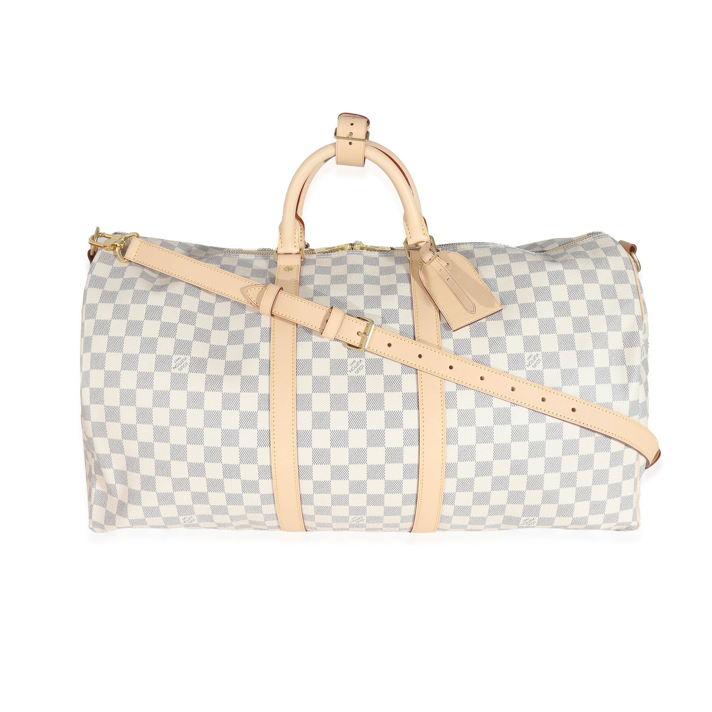 Louis Vuitton  Damier Azur Canvas Keepall Bandoulière 55