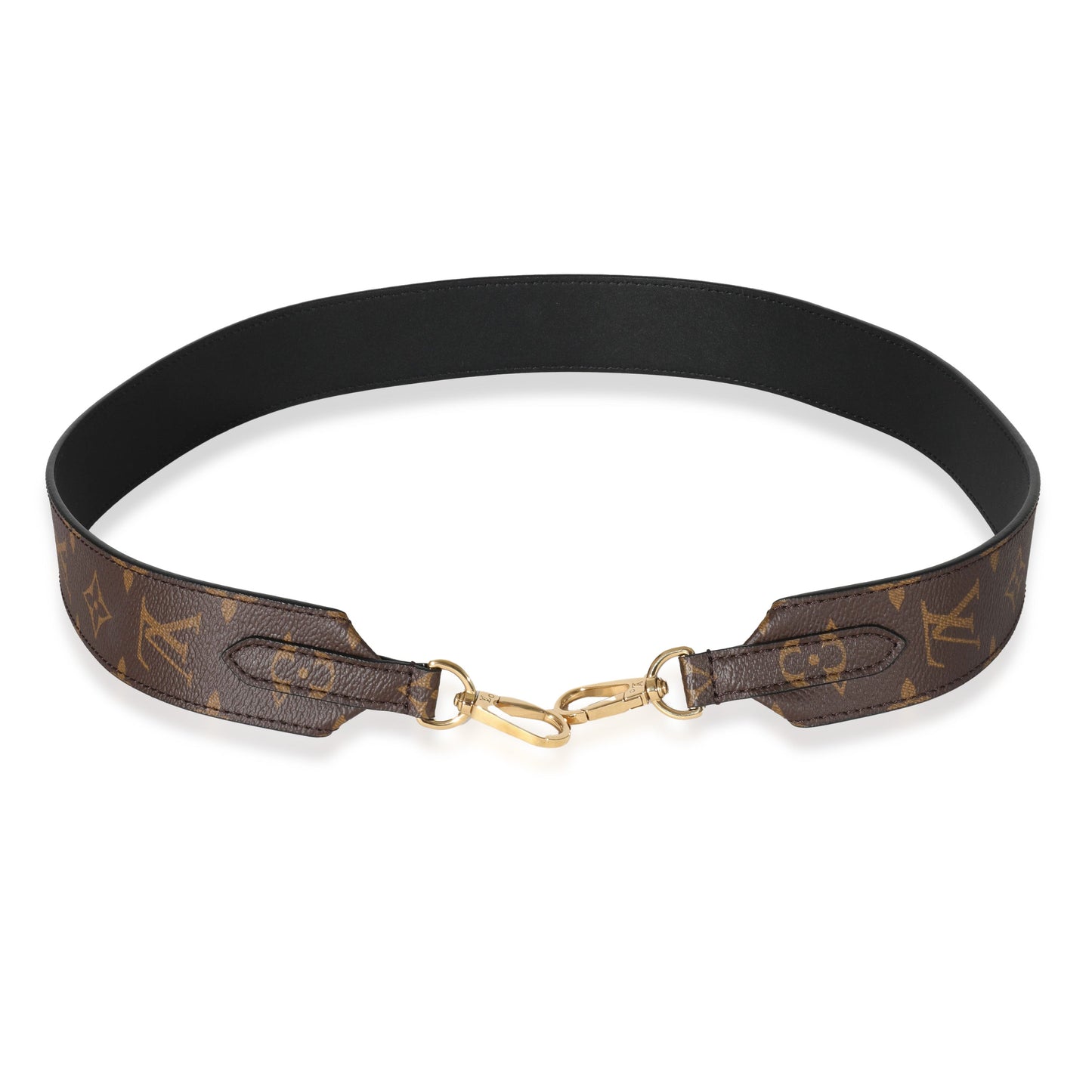 Louis Vuitton  Black Monogram Canvas Bandoulière Strap