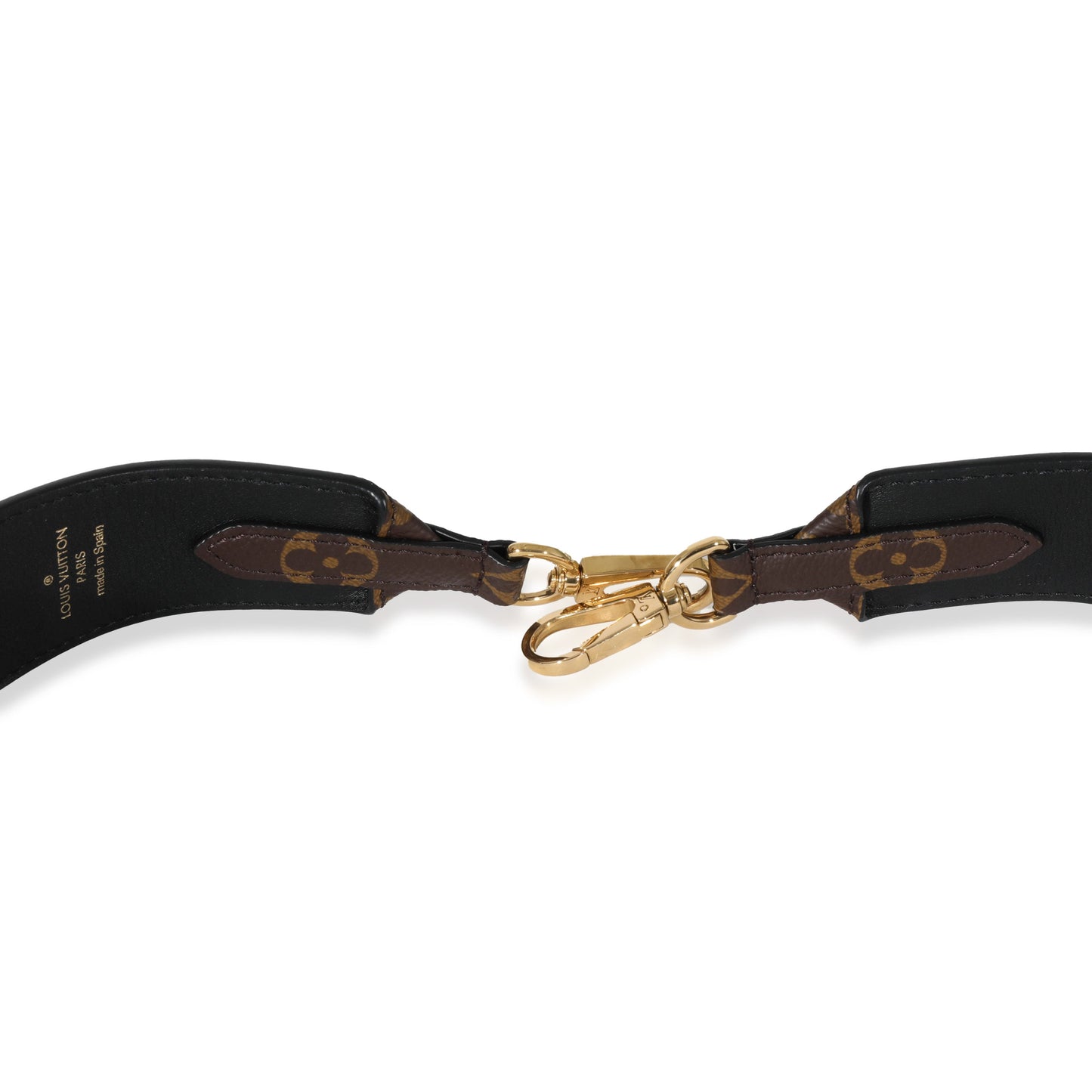 Louis Vuitton  Black Monogram Canvas Bandoulière Strap
